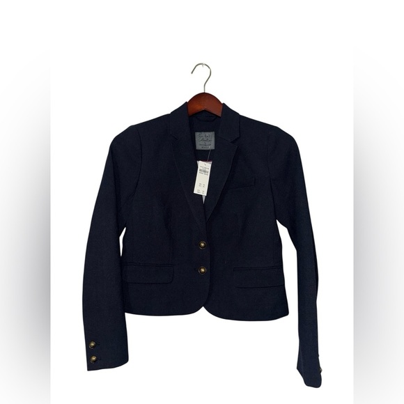 Abercrombie & Fitch Jackets & Blazers - 🔥NWT Albemarle & Fitch Navy Cropped Blazer Jacket Women’s Medium NWT $120